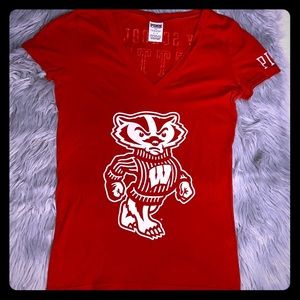 Wisconsin Badgers Victoria’s Secret PINK Tee Small